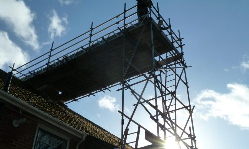 Residential Scaffolding in the Sun - Bournemouth Scaffolding Service