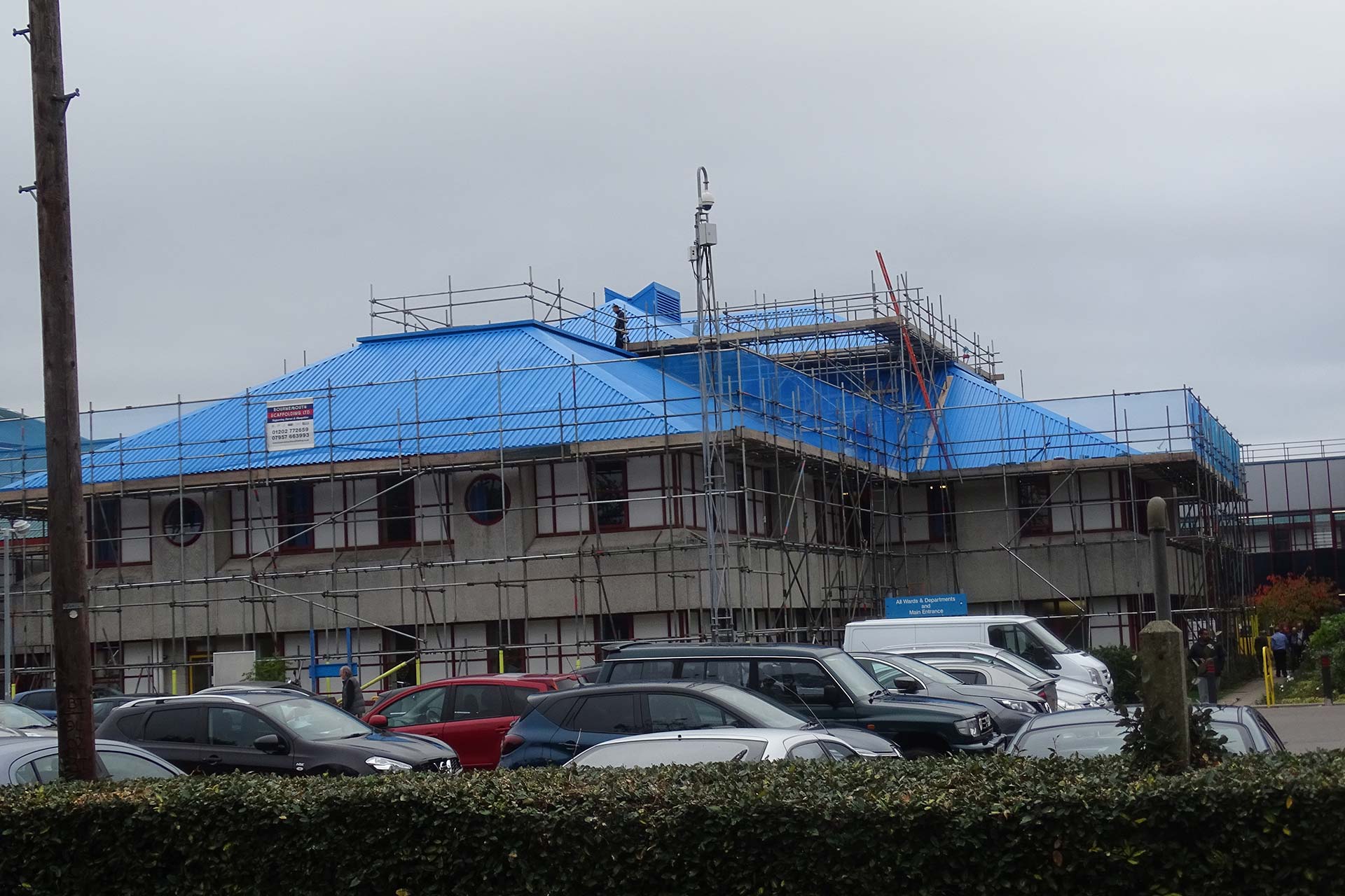 Royal Bournemouth Hospital - Bournemouth Scaffolding Ltd Project Work