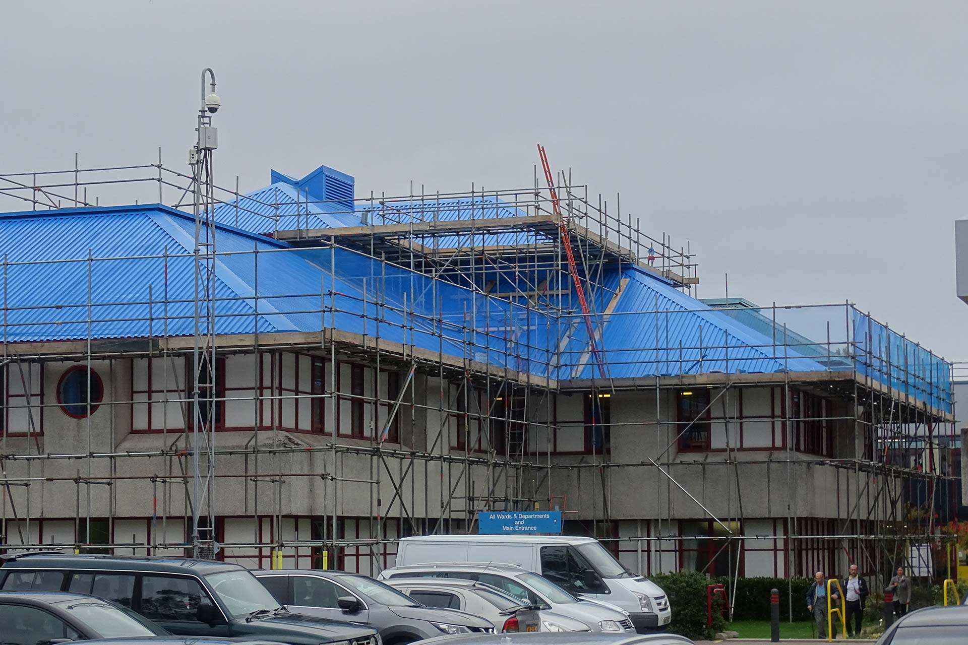 Royal Bournemouth Hospital - Bournemouth Scaffolding Ltd Project Work