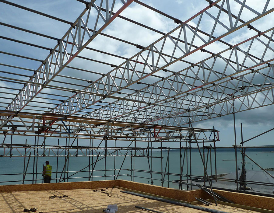 Temporary Roof Scaffolding