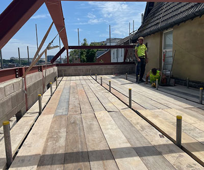 Commercial scaffolding
